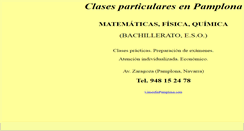 Desktop Screenshot of clasesenpamplona.com